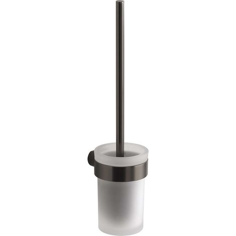 Sapho Gedy Pirenei - Hängende WC-Bürste, Milchglas/gun metal PI330381 (1/5)