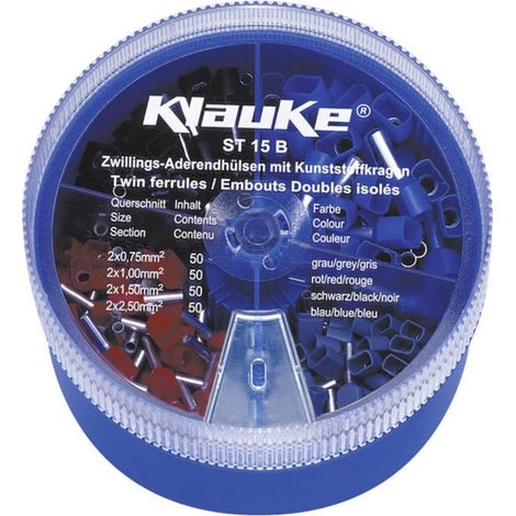 Klauke ST15B surtido de terminales multicolores 0,75-2,5 mm²