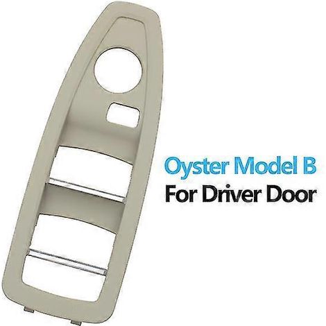 Cache de commande de lève-vitre intérieur pour BMW Série 1 et 3 (F20, F30, F31, F34, F35, 318i, 320i, 330i, 335i) Panneaux et pièces de porte intérieure Porte conducteur Oyster B (1/5)