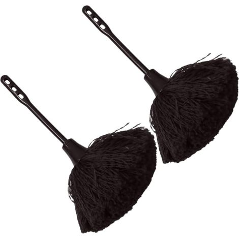 Set of 2 Anti-Static Dusters for Home and Car, Scratch-Free Cleaning with Non-Slip Fibre Handle, for Hard-to-Reach Corners (1/5)
