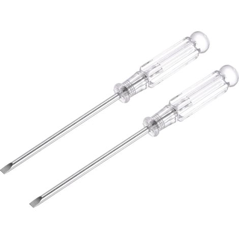 CCYKXA Mini Fendue Tournevis, 5.0mm Plat Tête 135mm Longueur pour Petit Appareils électroménagers Réparation, 2 Pcs (1/4)