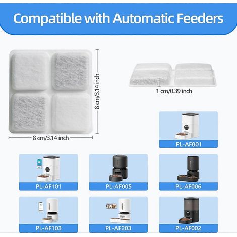 Lot de 12 sachets déshydratants pour aliments pour animaux, compatibles avec les distributeurs automatiques Petlibro. Garde les aliments pour chats et chiens secs et frais. (1/4)