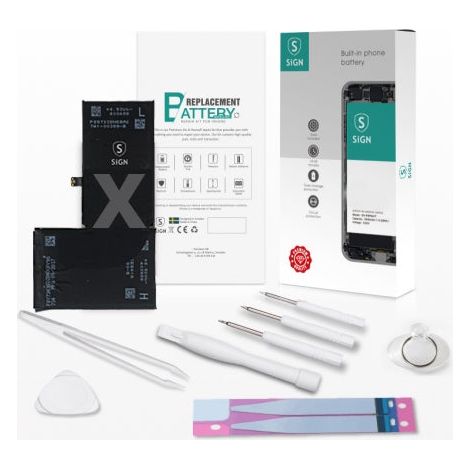 Kit completo sign per la sostituzione della batteria - iphone x