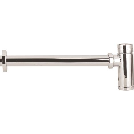 Round Minimalist Bottle Trap - Chrome