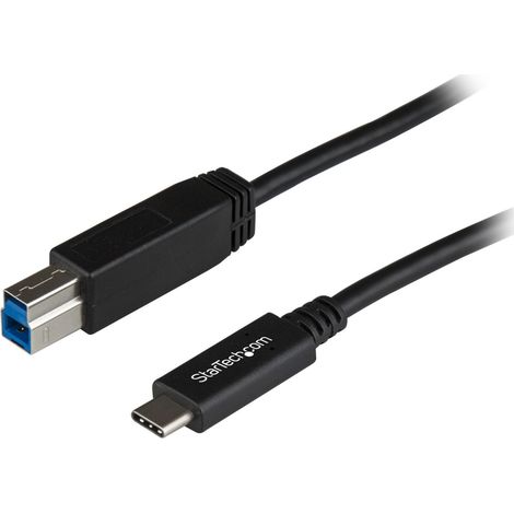 StarTech.com USB31CB1M cavo USB USB 3.2 Gen 2 (3.1 Gen 2) 1 m USB C USB B Nero (1/5)