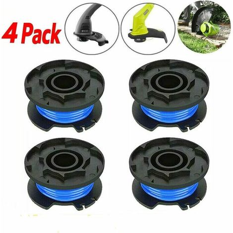 Bobine Fil Coupe Bordure pour Ryobi Coupe-Bordures One+ 18V, 24V et 40V, 4 Bobine de Fil Debroussailleuse avec (1/5)