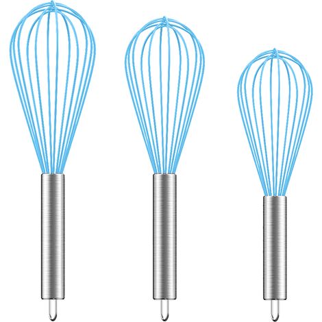 Ensemble de fouets de cuisine : fouets pour cuisiner, mélanger, fouetter, battre et remuer. (1/5)