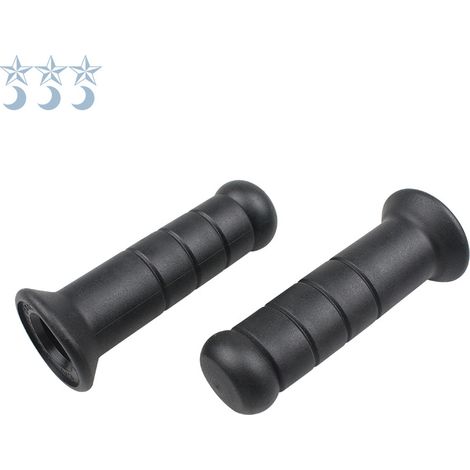 Universal handlebar grips for sport bikes, road bikes, scooters and other vehicles. (Donut-shaped grips)