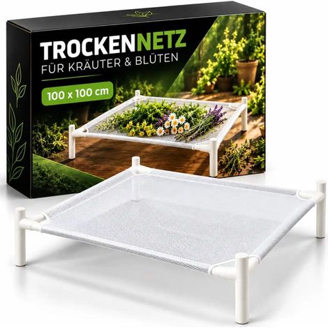 filet de séchage Rack Stapelbar 100 × 100 cm – Trocknungsgestell plantes (1/5)