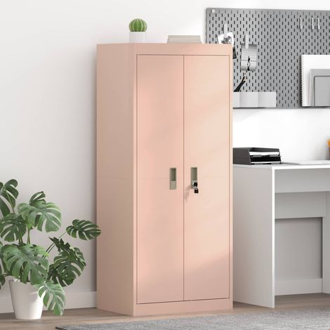 vidaXL Armadio Rosa 60 x 40 x 140 cm Acciaio (1/5)