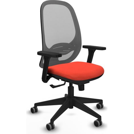Silla de oficina piqueras y crespo Cilanco gris reposabrazos 3D (1/2)