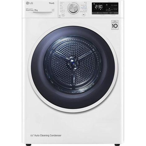LG RNX5009TWBB asciugatrice Libera installazione Caricamento frontale 9 kg Bianco