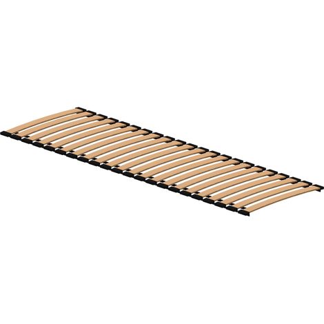Cadre à lattes 200x60 cm – 23 lattes en hêtre lamellé – Confort optimal et durabilité – Compatible tous types de matelas (1/5)