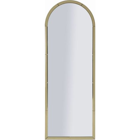 Miroir Mural Design "Baku" 150cm Or (1/5)