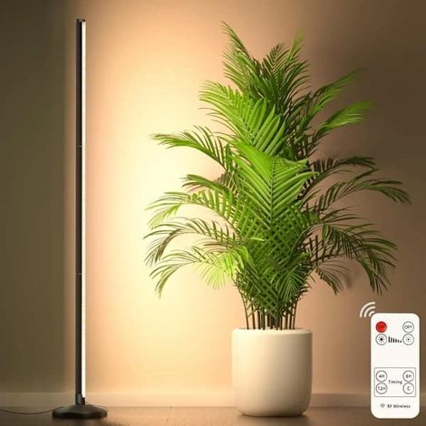 Ecleanfy - Lampe de croissance verticale de 165 cm pour plantes – LED à spectre complet avec minuterie et gradation à 10 niveaux, adaptée à une utilisation en intérieur et en serre. (1/5)