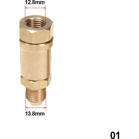 Pistolet anti-torsion pour raccord de tuyau M22 M14 G1/4 G3/8, adaptateur de raccord pivotant, embout de pulvérisation pour tuyau à rotation à 360° 00760
