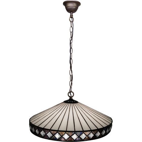 Größere Deckenpendelleuchte mit Kettendurchmesser 45 cm der Ilumina-Serie