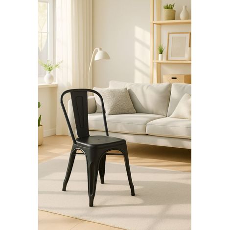 Sillas Jardín - Silla Torix Polipropileno - Negro (1/5)