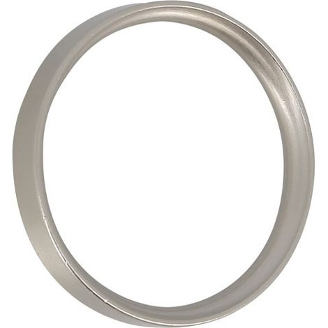 Mobois Anneaux plats 28 mm chrome mat lot de 10