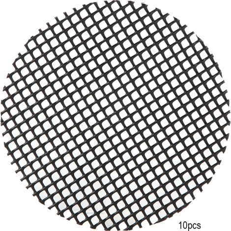 Lot de 10 tapis de fond en maille pour pots de fleurs de jardinage, tapis de rempotage pour bonsaïs (10 cm) (1/5)