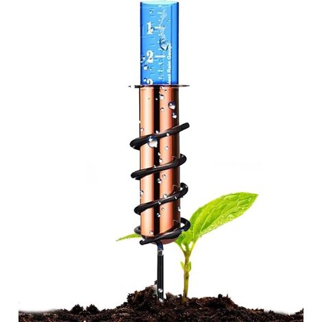 royaluxe -Pluviomètre d'extéri, pluviomètre précis, piquets décoratifs pour jardin, cour, patio, pelouse (1/4)
