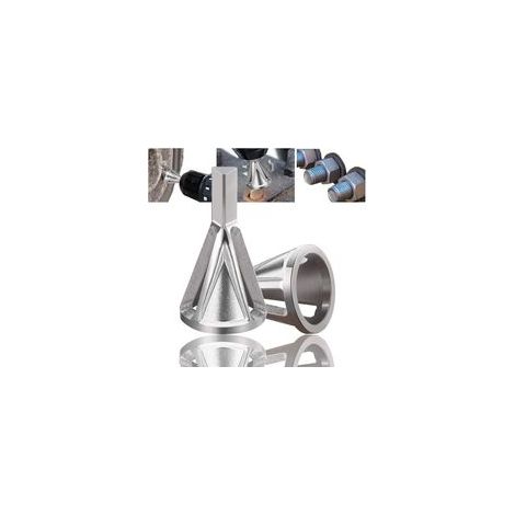 Outil de chanfreinage externe d'ébavurage (Silver-2Pack) Outil de chanfreinage Foret externe en acier inoxydable à grande vitesse Répare rapidement l'outil d'ébavurage de chanfrein externe en m (1/5)
