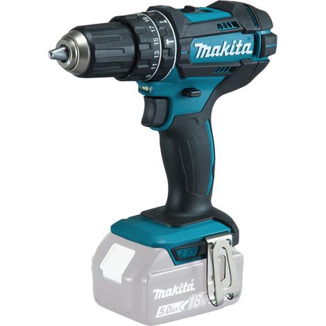 Makita Perceuse-visseuse à percussion sans fil 18V + Set de 31 embouts + Glacière MAKPAC taille 4