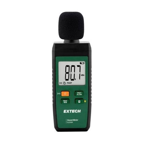 Extech SL250W sonómetro negro compacto y preciso