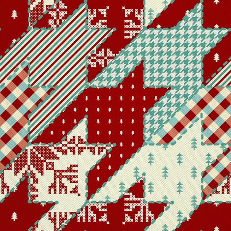Tela decorativa para exteriores Oxford - Estampado navideño I DX029 (1/5)