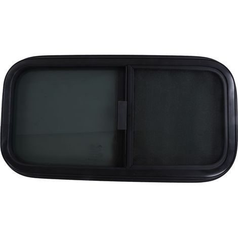 Fenêtre coulissante verticale/horizontale 600x300mm avec moustiquaire pour camping-cars, caravanes et véhicules de chantier (1/5)