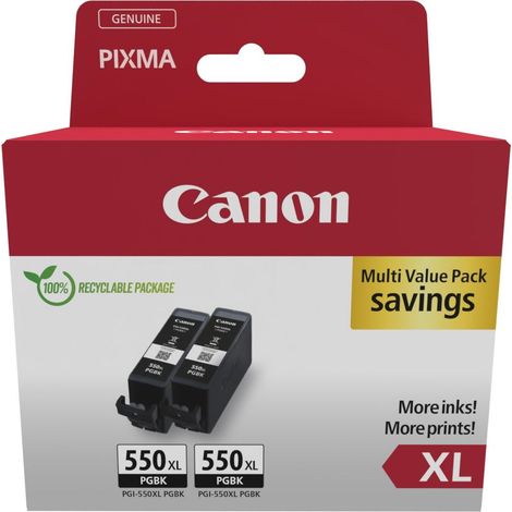 Canon 6431B010 cartucho de tinta 2 pieza(s) Original Negro