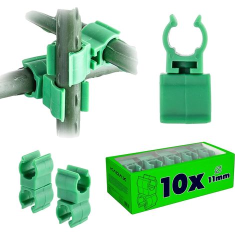 Conector de unión para plantas, giratorio 360 grados, fácil montaje, verde claro (1/5)