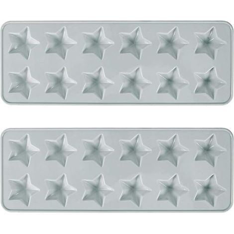 Lot de 2 moules à bonbons Magic Stars à 12 cellules (bleu)-Fei Yu (1/2)