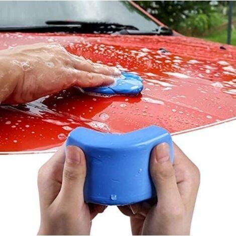 3 Pièces Barre d'argile Nettoyage de Voiture pour l'entretien de la Peinture Automobile, Le Nettoyage des Jantes, Le Polissage des Vitres (1/3)