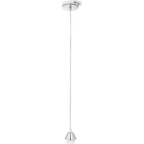 Cavo ENZO per portalampada da soffitto serie a sospensione cromo 230V E27 42W