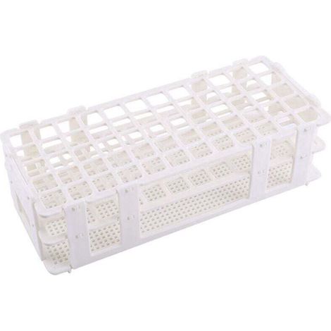 Support de tubes à essai en plastique, 60 trous, support de rangement pour laboratoire, 3 niveaux, trou de 16 mm, 1 pièce