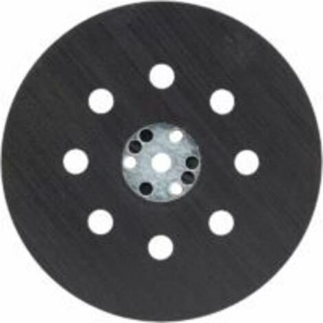 Plateau de Ponçage Mi-Dur (pour Peinture, Mastic, 8 Trous, Ø 125 mm, Accessoires Ponceuses Excentriques) (1/5)
