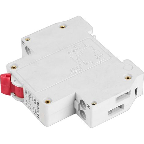 Disjoncteur miniature unipolaire 230 V, interrupteur pneumatique basse pression, monophasé, mini-disjoncteur domestique 25 A (1/5)