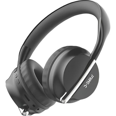 Fones de ouvido Bluetooth supra-auriculares, estéreo/cancelamento de ruído inteligente/Bluetooth 5.4 - Preto.