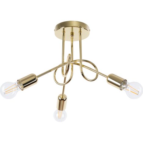 Chandelier LOOP 3 glossy gold (1/5)