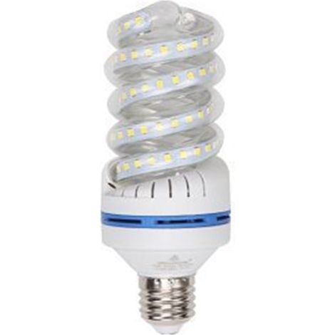 TrAdE Shop Traesio - Lampadina Led E27 24w 2280lm Tortiglione Vortice Spirale Luce Naturale Calda Fredda - -Bianco Naturale      - (1/2)