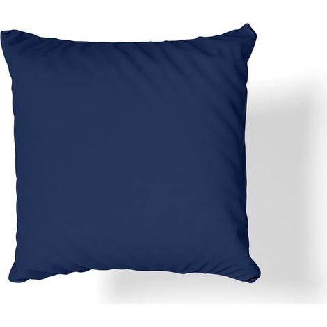 Kissenbezug aus Baumwollsatin 40x40 Dunkelmarineblau