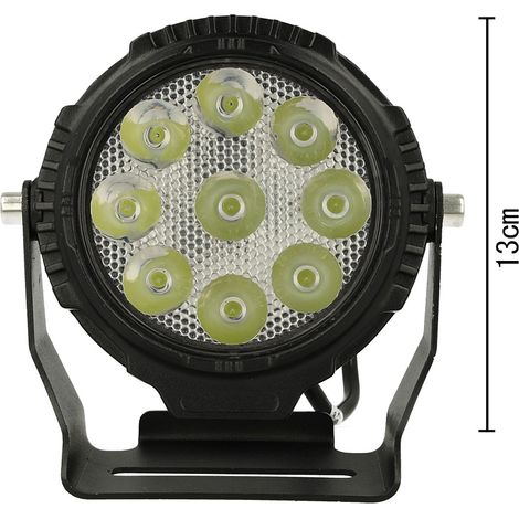 Faro Led Fanale Rotondo Flood 45W Larga 12V 24V 36V 48V 60V 9X5W Cree XTE Nuovo Design (1/3)