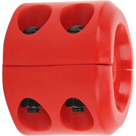 Crochet de câble de treuil avec butée en caoutchouc, crochet de ligne en corde, amortisseur, clé Allen incluse, pour ATV UTV SUV ORV camions, rouge (1/5)