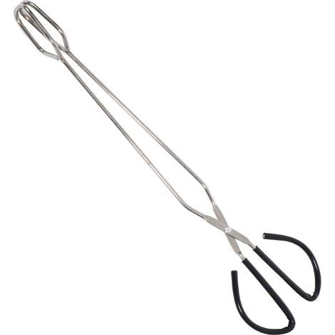 Fire Tongs Charcoal Tong Stainless Steel BBQ BBQ Charcoal Tong Charcoal Grill Rake Grill Chaser Poker Fireproof Tongs Kitchen Accessories (1/5)