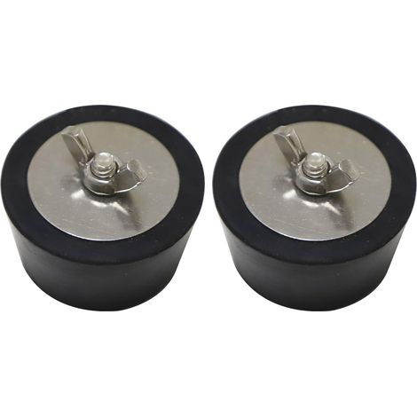 Bouchon d'hivernage pour piscine 1,5" (38 mm) à 2" (50 mm) en caoutchouc robuste avec boulon à vis Buse de refoulement Bouchon conique Bouchon de piscine Bouchons anti-rouille pour oiseaux (1/5)