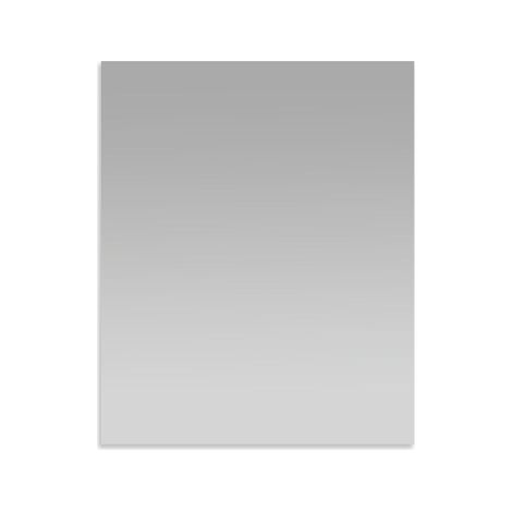 FugaFlow Eccelente Arredo Miroir - 60x70cm - sans éclairage - à poser horizontalement et verticalement - sans cuivre