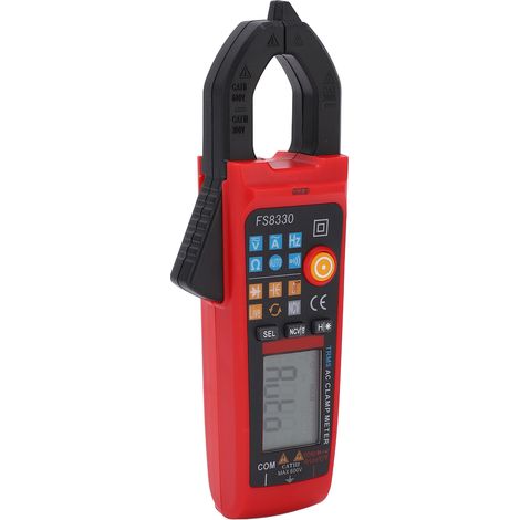 FS8330 Stromzange, 200 A/600 V Digitalmultimeter, Spannungsprüfer mit Überlastschutz für elektrische Prüfungen (1/5)