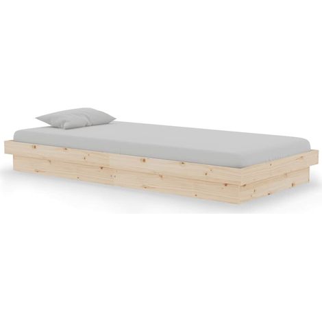 Maison Exclusive - Giroletto in Legno Massello 90x190 cm Single