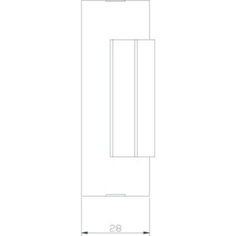 Gâche électrique à encastrer ESU900 universelle 12/24 volts Emission et Rupture - IZYX SYSTEMS (1/6)